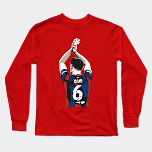 Xavi Hernandez Pop Art Long Sleeve T-Shirt